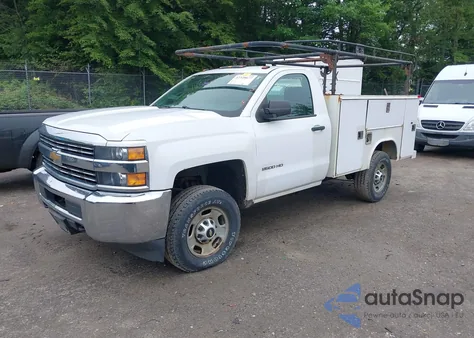 2015 Chevrolet Silverado 2500Hd Wt из США, поврежденный, VIN 1GC0KUEG3FZ535237